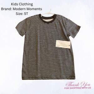 Modern Moments Navy Striped Tee